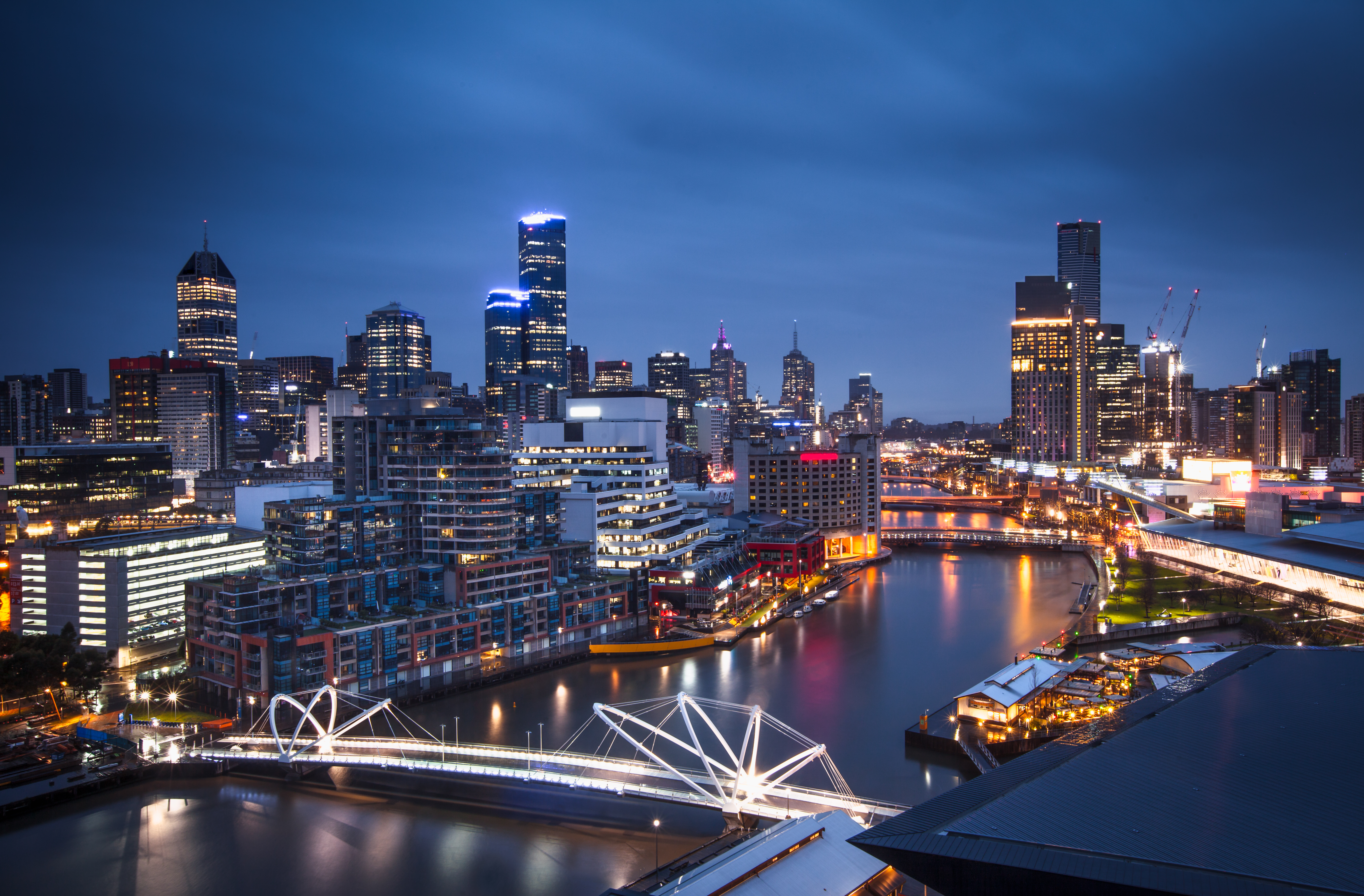 Melbourne city skyline